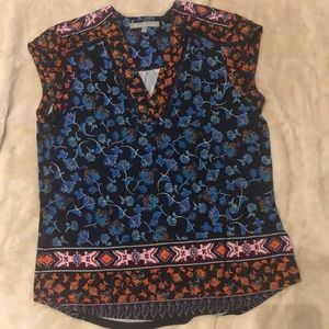 Daniel Rain short sleeve multicolor blouse